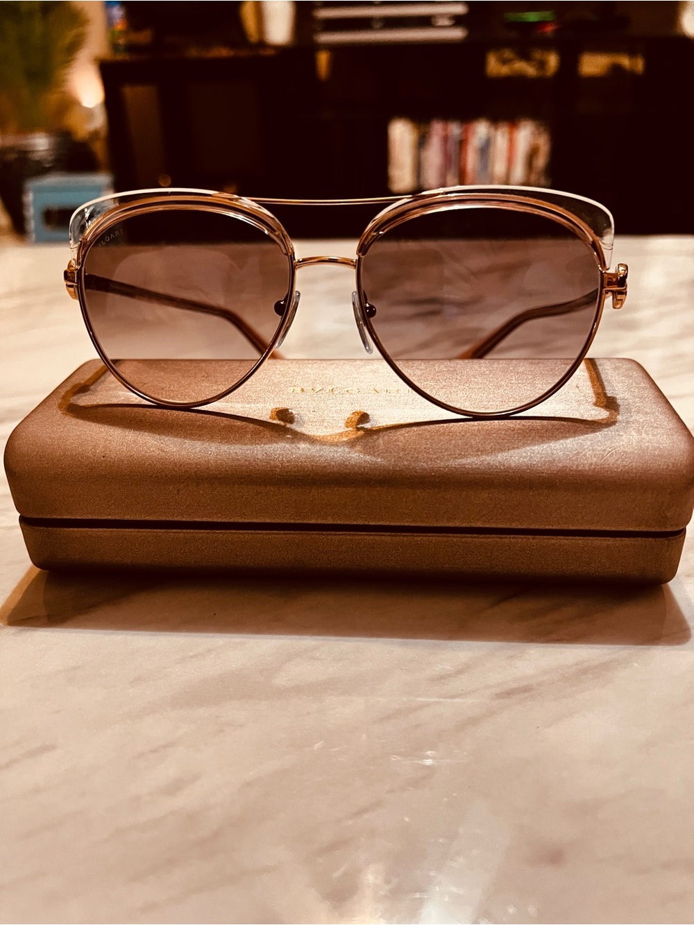 Authentic BVLGARI sunglasses, Made in Italy.